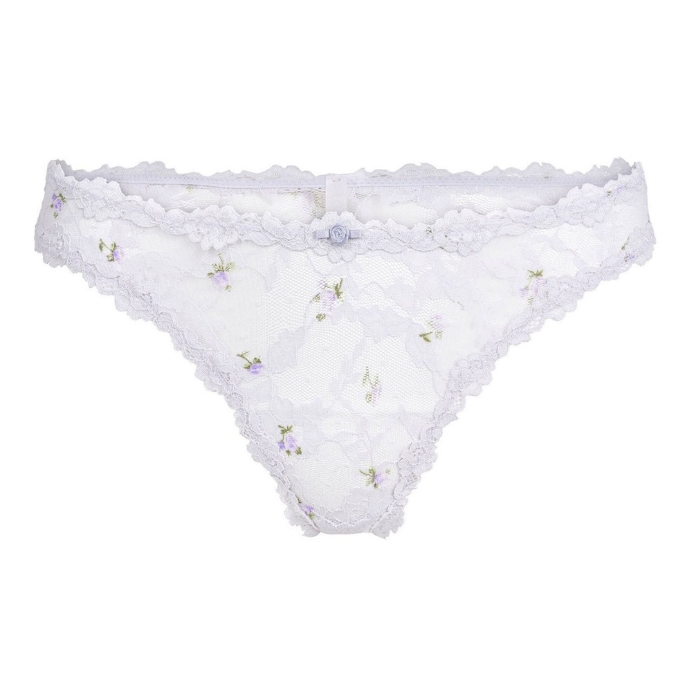 Skims stretched lace dipped thong